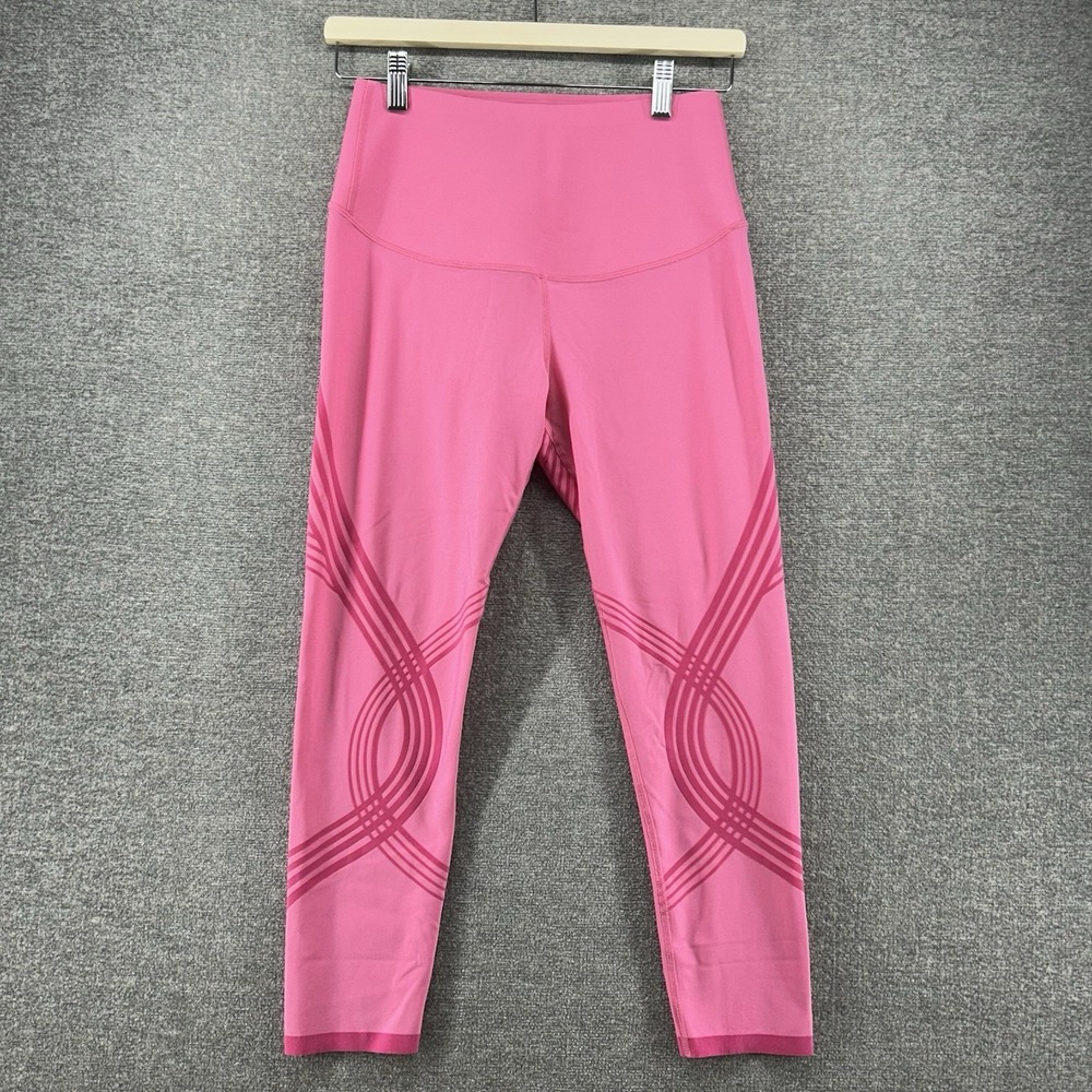 Fanka Body Sculpt Compression Leggings Women Size Large Pink Activewear